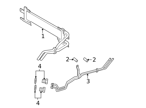 Oil Cooler for 2007 Ford Mustang #0
