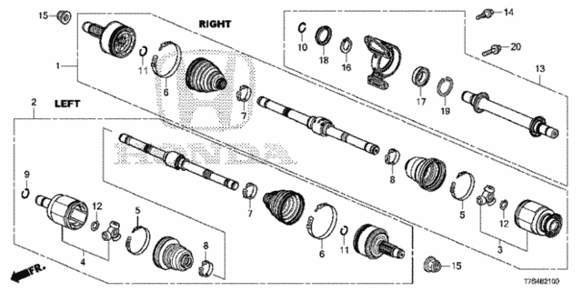 Driveshaft - Half Shaft for 2016 Honda HR-V #0
