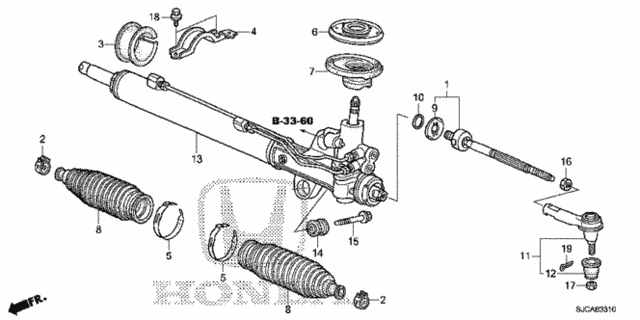 P.S. Gear Box for 2014 Honda Ridgeline #0