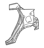 61601F4020 - Body: Quarter Panel for Toyota: C-HR Image