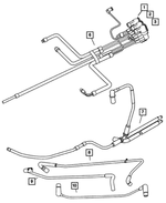 4852971AB - Engine 2.4L Four Cylinder (Turbo): Crankcase Vent Hose for Mopar Image