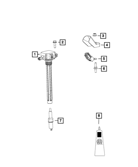 Ignition - Spark Plugs, Cables, Coils, and Glow Plugs for 2019 Jeep Cherokee #1