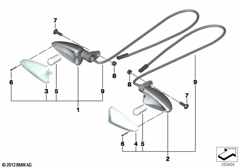Turn Signals, Rear for 2019 BMW-Motorrad C 650 Sport #0