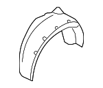 51717185269 - Body: Wheelhouse Liner for BMW: 740i, 740Ld xDrive, 740Li, 740Li xDrive, 750i, 750i xDrive, 750Li, 750Li xDrive, 760Li, ActiveHybrid 7 Image