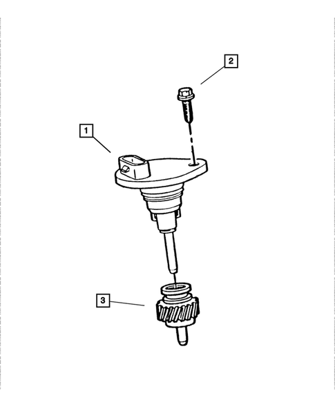 Speedometer Pinions for 2002 Dodge Stratus #0