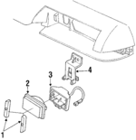 16511348 - Electrical: Housing Bracket for Pontiac: Sunbird Image