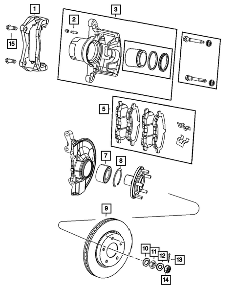 Front Brakes for 2012 Dodge Caliber #0