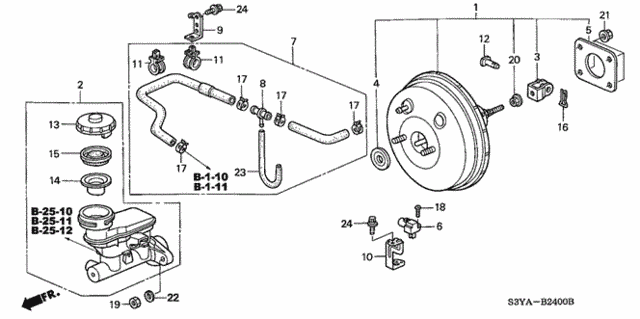Brake Master Cylinder  - Master Power for 2006 Honda Insight #0