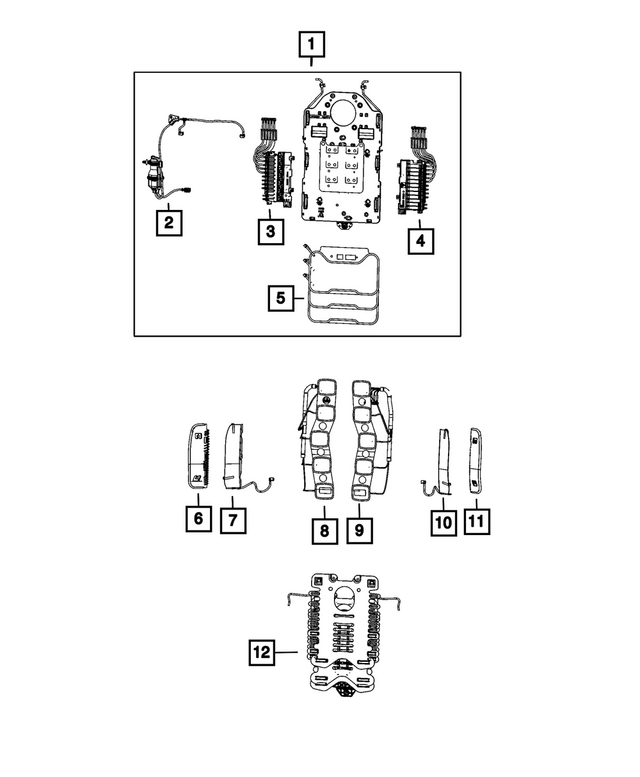 68622621AG - Interior Trim: Seat Comfort System Module for Mopar Image image
