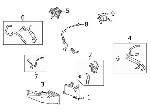 Trans Oil Cooler for 2025 Toyota Highlander #0