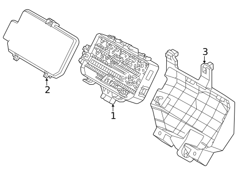 Fuse & Relay for 2022 Volvo XC40 Recharge #1