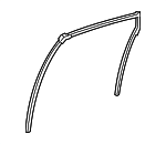 72735TVAA03 - Body: Run Weather-strip for Honda Image