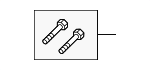 GS1D61K25 - HVAC: Expansion Valve Bolt for Mazda Image