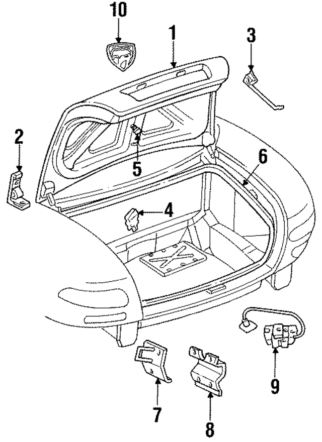 4865813AA - Body: Weatherstrip for Mopar Image