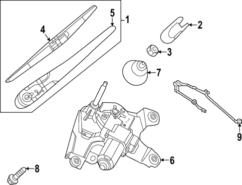 Wipers for 2022 INFINITI QX55 #1