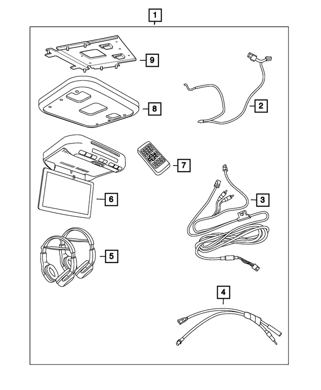 68037918AB - Mopar Accessories - Component Parts: Bracket for Mopar Image