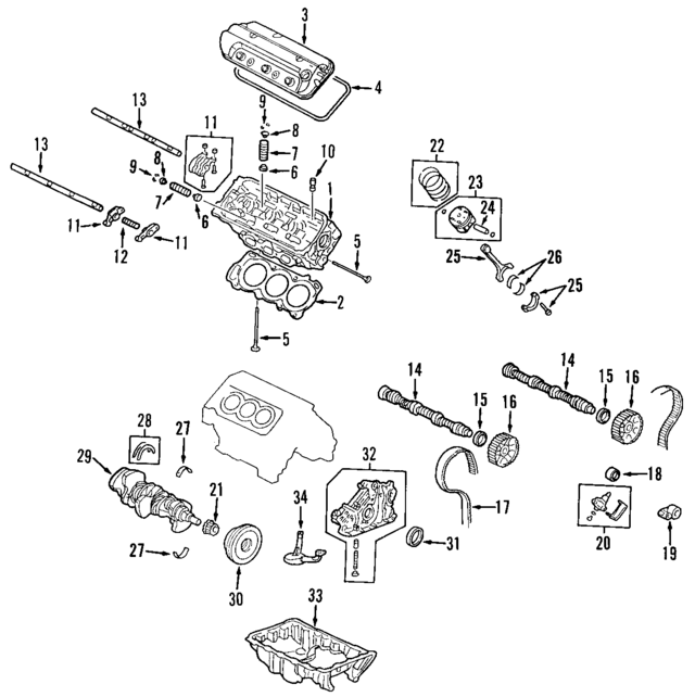 14762P8AA02 - : Engine Valve Spring for Honda Image