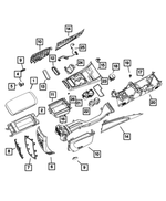 68102948AA - : Cup Holder Mat for Mopar Image