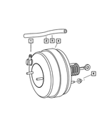 52128097 - Service Brakes: Brake Vacuum Hose for Mopar Image