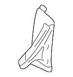 41148245734 - Body: Cover Plate for BMW: 323Ci, 323i, 325Ci, 325i, 325xi, 328Ci, 328i, 330Ci, 330i, 330xi, M3 Image