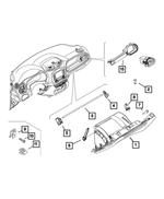 68255416AA - : Glove Box Door Dampener for Mopar Image