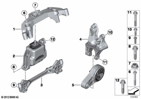 Engine Suspension for 2013 Mini Cooper #0