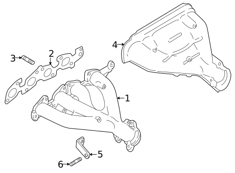 Exhaust Manifold for 2002 Chevrolet Tracker #0