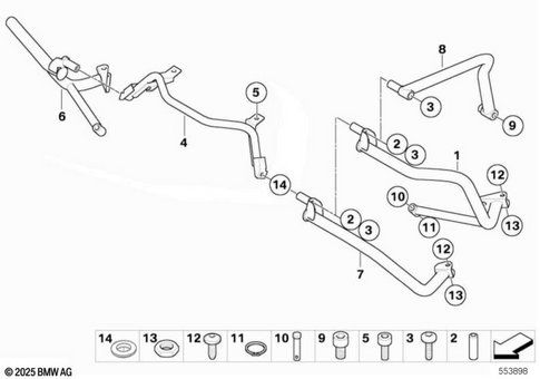 Safety Bar for 2012 BMW-Motorrad R 1200 RT #0