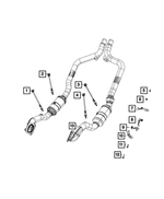 68055360AA - Electrical: Wiring Clip for Chrysler: 300 | Dodge: Challenger, Charger | Ram: 2500, 3500 Image