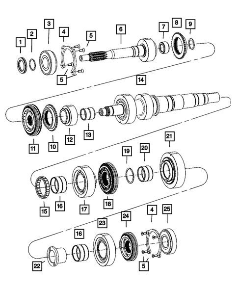 Gear Train for 2007 Dodge Ram 1500 #0