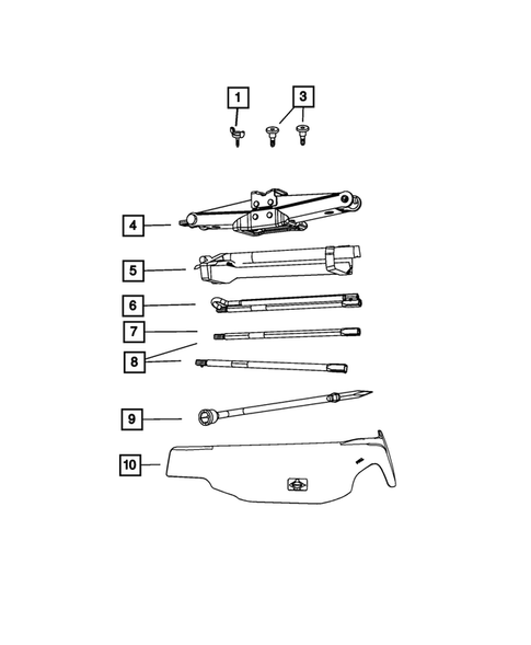 Jack Stowage for 2024 Ram 1500 Classic #0