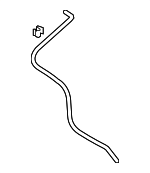 7L6122447BE - Cooling System: Reservoir Hose for Audi Image