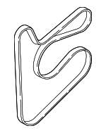 252122JTA0 - Cooling System: Serpentine Belt for Hyundai: Elantra, Kona, Kona Electric, Kona N Image