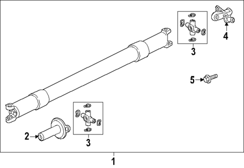 Drive Shaft for 2024 Ford F-150 #1