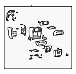 10333613 - Body: Console Assembly for Chevrolet: Venture | Oldsmobile: Silhouette | Pontiac: Montana Image