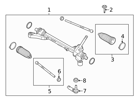 Steering Gear & Linkage for 2012 Ford Fiesta #0