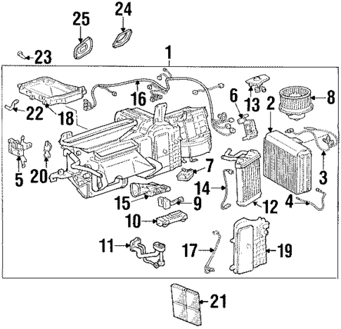 Condenser, Compressor & Lines for 1993 Lexus SC400 #1