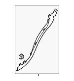 LR104918 - Body: Rear Molding for Land-Rover Image