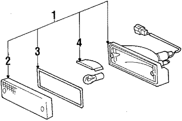 8151214140 - Electrical: Turn Signal Light Lens Seal for Toyota Image
