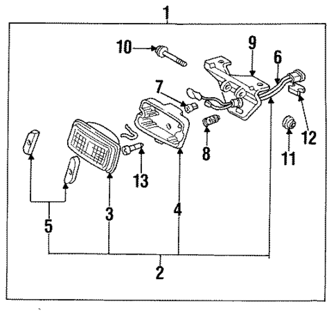Fog Lamps for 1993 Pontiac Grand Prix #0