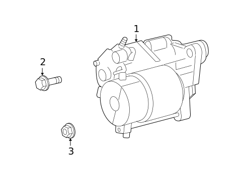 Starter for 2008 Chrysler Aspen #0