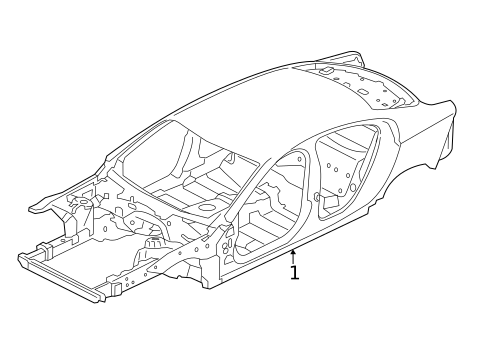 Body Shell for 2017 Jaguar XE #0