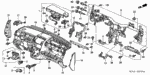 90104S3V000 - Interior/Bumper: SCREW-WASHER (4X16) (PO) for Honda Image