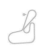 4893758AA - : Serpentine Belt for Mopar Image