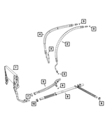 68031851AJ - : Power Steering Return Hose for Mopar Image