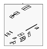 7R3Z6320000JC - Body: Stripe Tape for Ford: Mustang Image