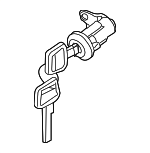 H06017Y00J - Body: Cylinder &amp; Keys for Nissan: Armada, TITAN Image