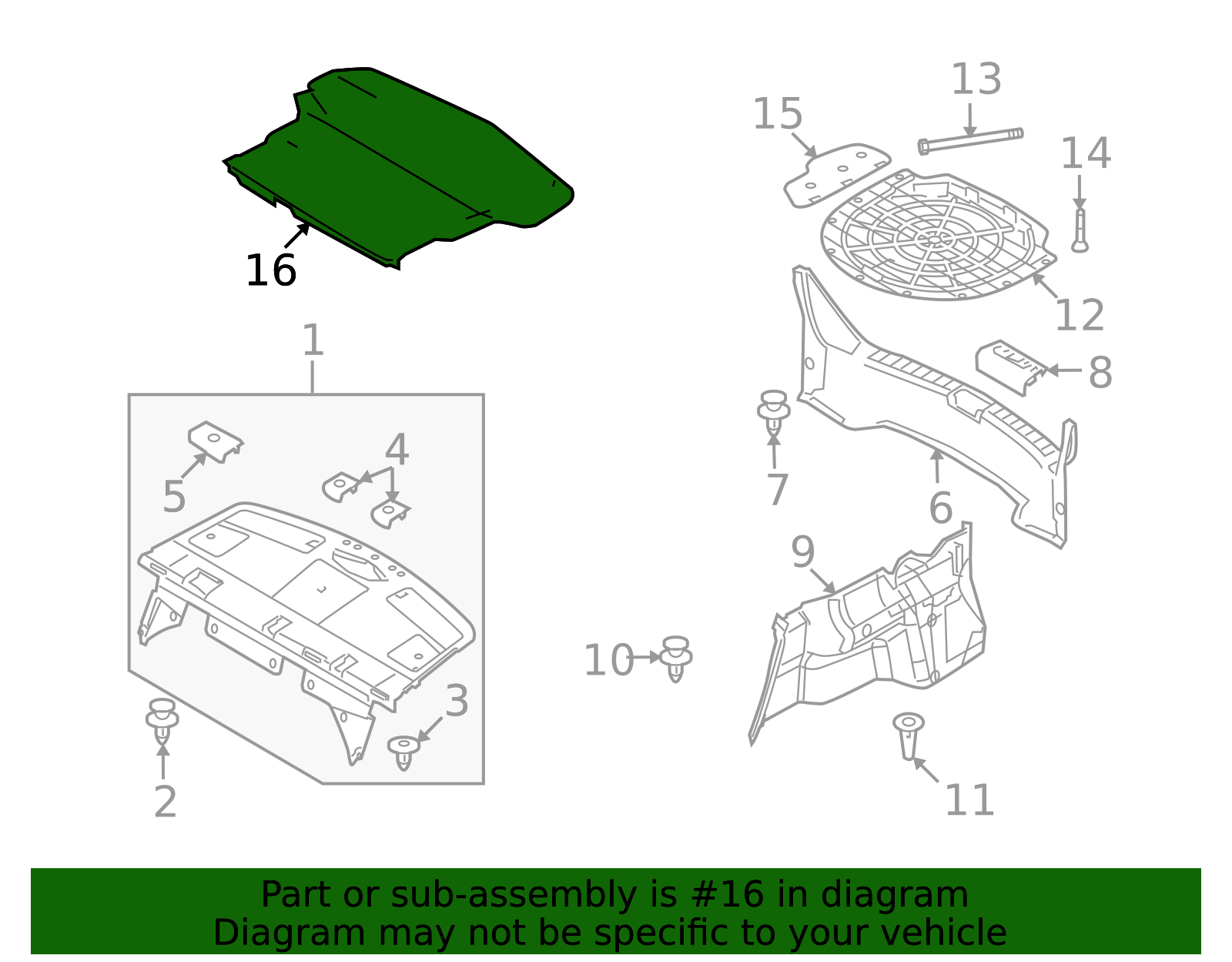 マラカイト GS3L-68-81XC - Trunk Mat 2009-2013 Mazda 6 | Mazda-Parts