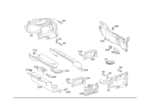 Luggage Compartment Covering for 2008 Mercedes-Benz SLK280 #0