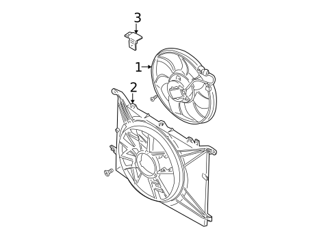 Cooling Fan for 2006 Volvo S60 #0